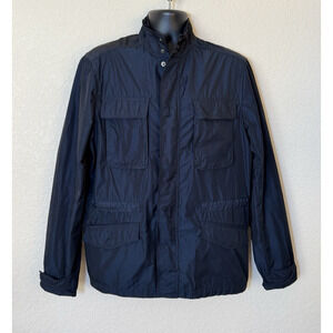 Theory Mens Field Utility Jacket Large Mock Neck Full Zip Gorp Designer Luxury